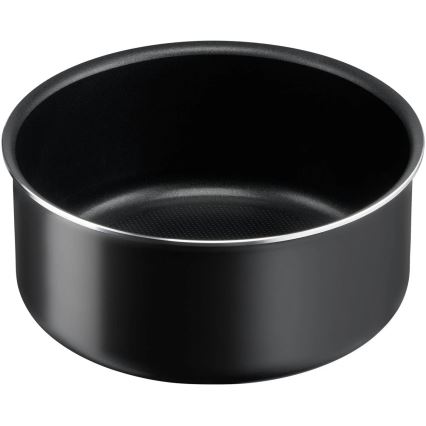 Tefal - Комплект готварски съдове 10 бр. INGENIO EASY COOK & CLEAN BLACK