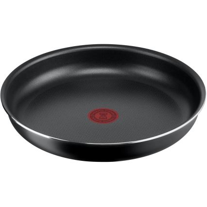 Tefal - Комплект готварски съдове 10 бр. INGENIO EASY COOK & CLEAN BLACK