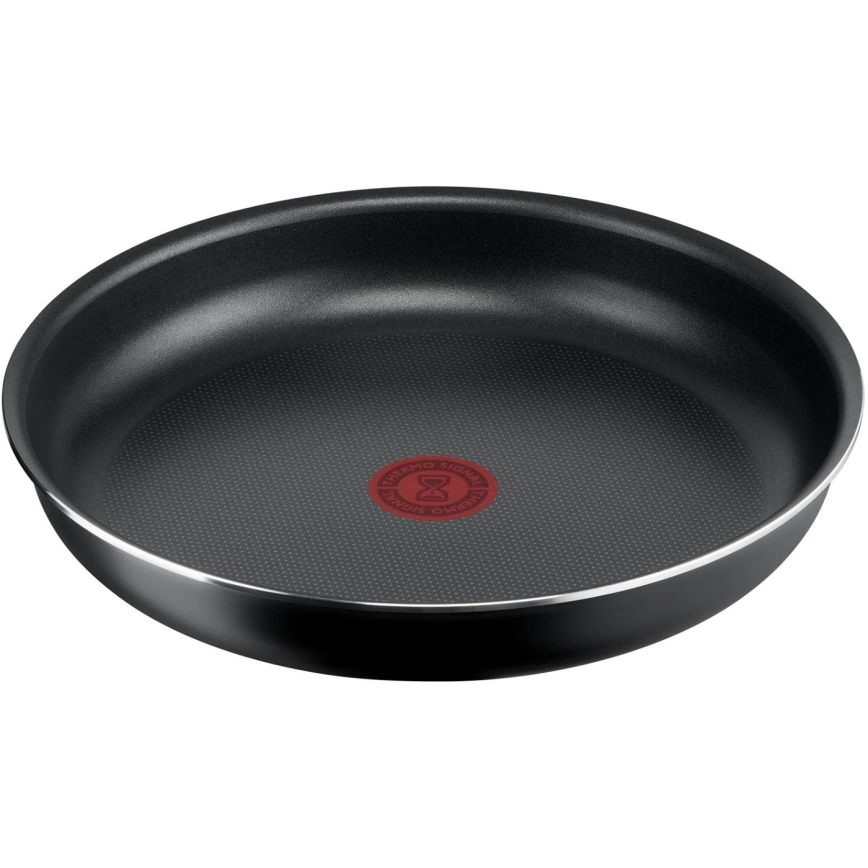 Tefal - Комплект готварски съдове 10 бр. INGENIO EASY COOK & CLEAN BLACK