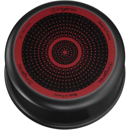 Tefal - Комплект готварски съдове 10 бр. INGENIO EASY COOK & CLEAN BLACK