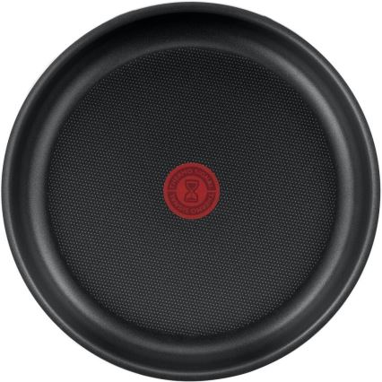 Tefal - Комплект готварски съдове 10 бр. INGENIO EASY COOK & CLEAN BLACK