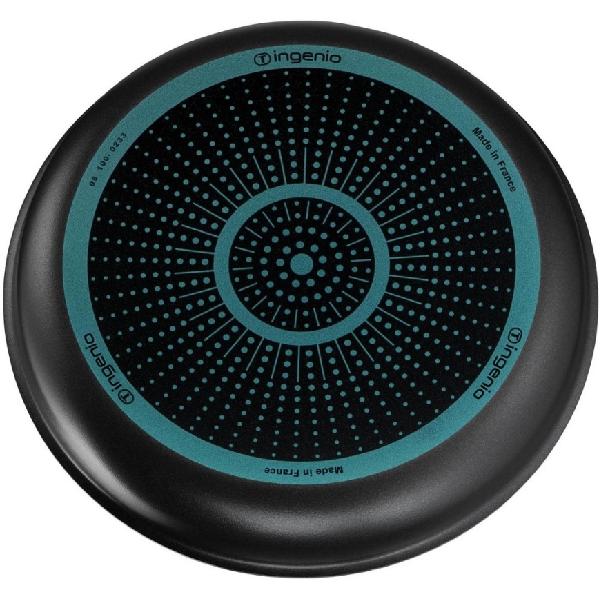 Tefal - Комплект готварски съдове 10 бр. INGENIO EASY COOK & CLEAN BLACK