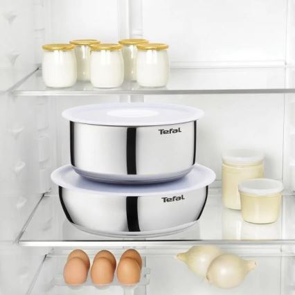 Tefal - Комплект готварски съдове 10 бр. INGENIO EMOTION неръждаем