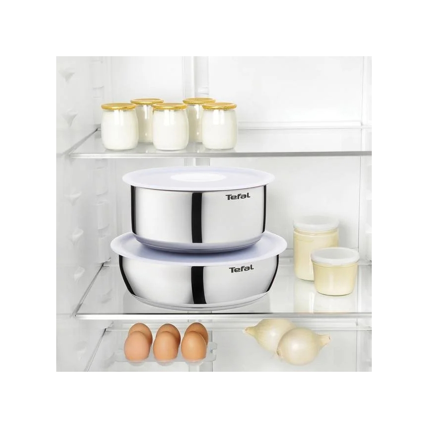 Tefal - Комплект готварски съдове 10 бр. INGENIO EMOTION неръждаем