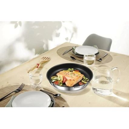 Tefal - Комплект готварски съдове 10 бр. INGENIO EMOTION неръждаем