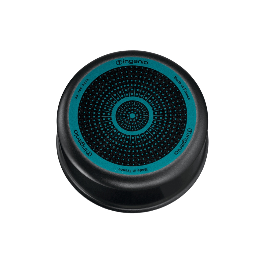 Tefal - Комплект готварски съдове 13 бр. INGENIO EASY COOK & CLEAN BLACK