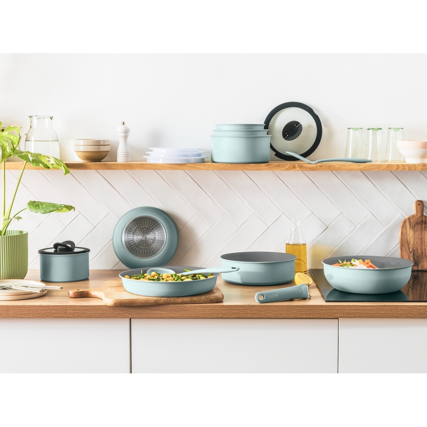 Tefal - Комплект готварски съдове 15 части INGENIO HALO