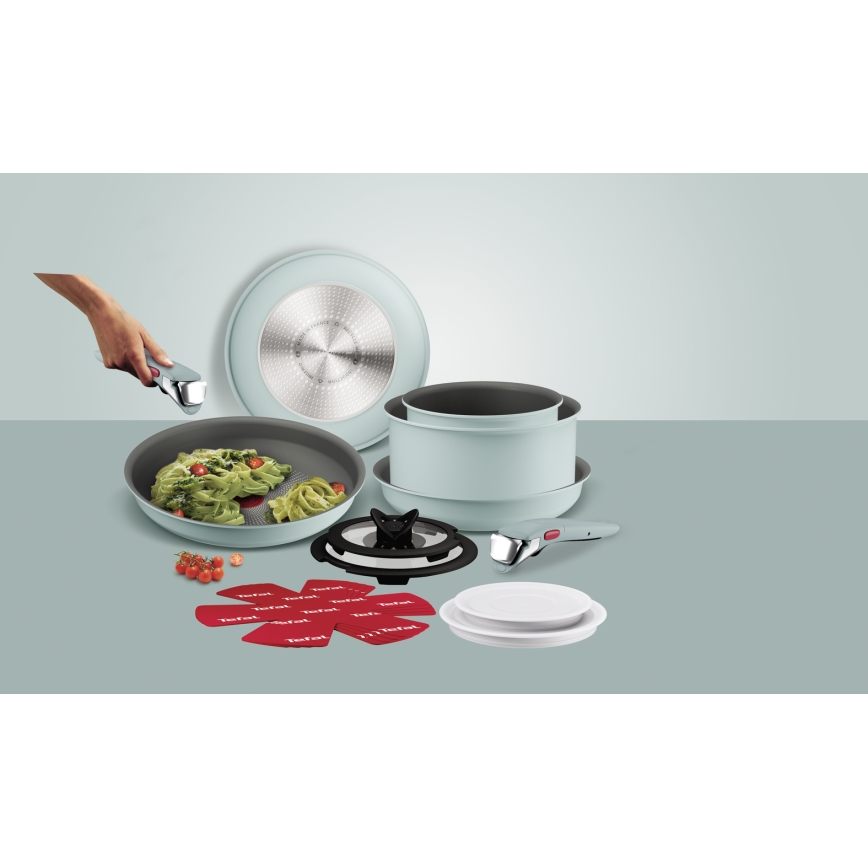Tefal - Комплект готварски съдове 15 части INGENIO HALO