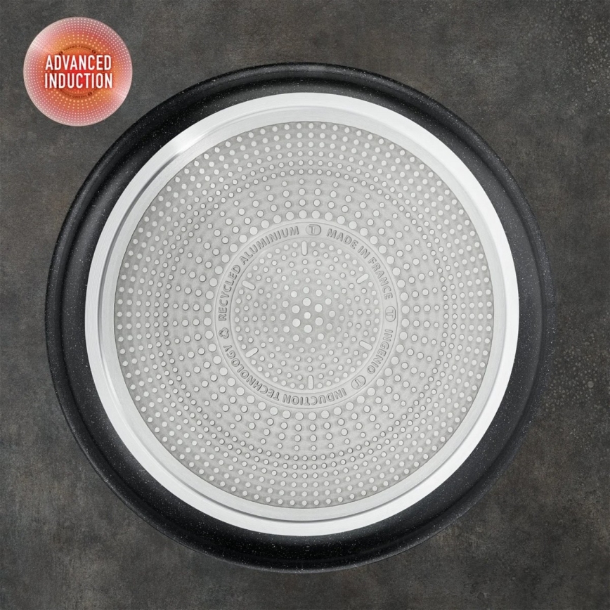 Tefal - Комплект готварски съдове 4 бр. INGENIO BLACK STONE