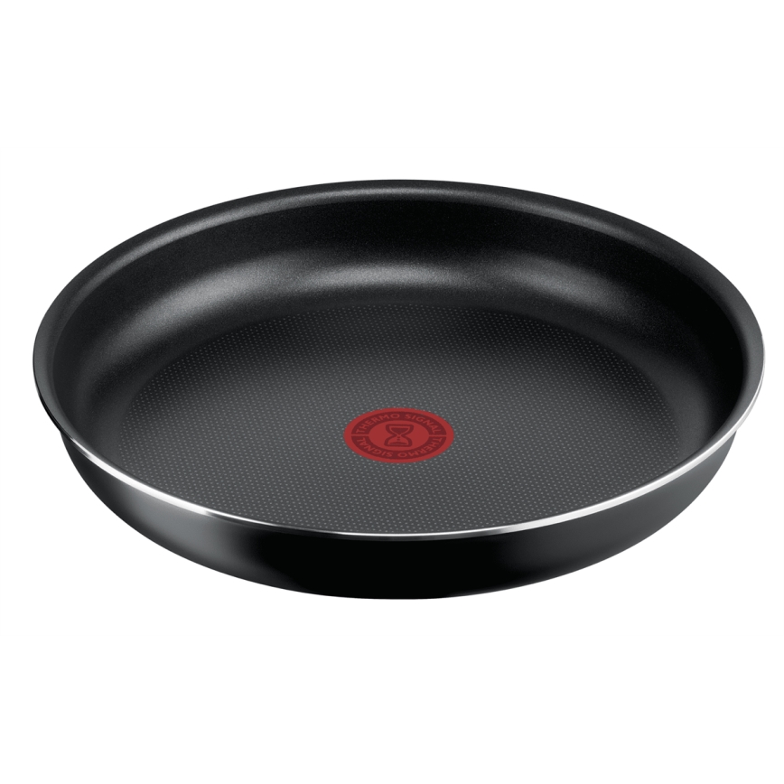 Tefal - Комплект готварски съдове 5 бр. INGENIO EASY COOK & CLEAN BLACK
