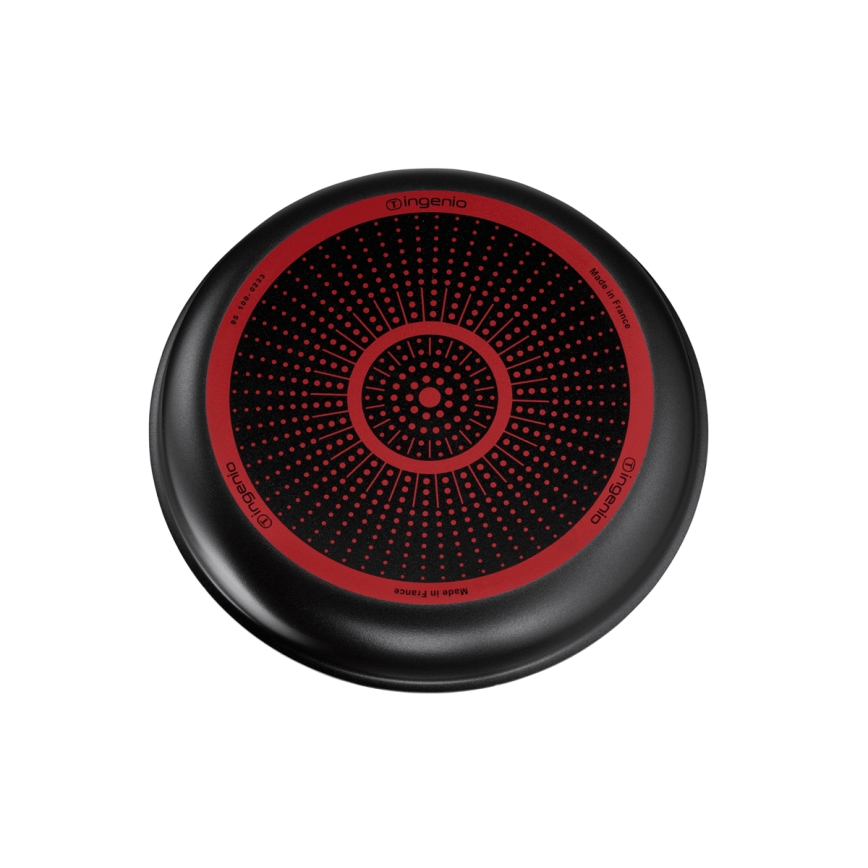 Tefal - Комплект готварски съдове 5 бр. INGENIO EASY COOK & CLEAN BLACK