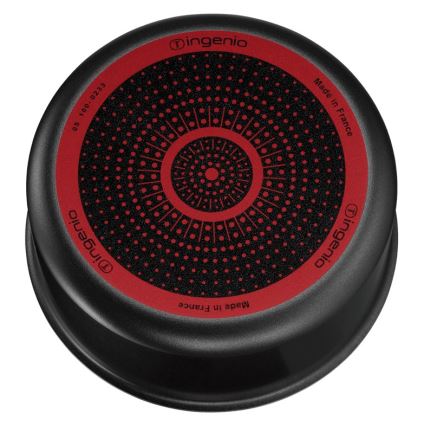 Tefal - Комплект готварски съдове 5 бр. INGENIO EASY COOK & CLEAN BLACK