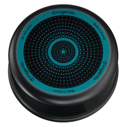 Tefal - Комплект готварски съдове 5 бр. INGENIO EASY COOK & CLEAN BLACK