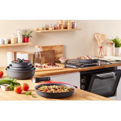 Tefal - Комплект готварски съдове 7 бр. INGENIO NATURAL FORCE