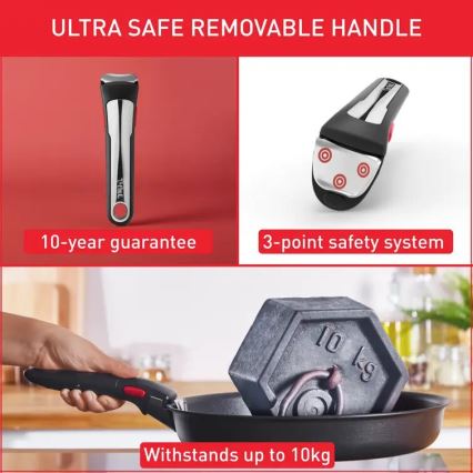 Tefal - Комплект от 13 части кухненски съдове INGENIO PREFERENCE ON, неръждаема стомана