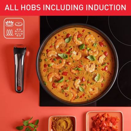 Tefal - Комплект от 13 части кухненски съдове INGENIO PREFERENCE ON, неръждаема стомана