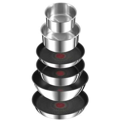 Tefal - Комплект от 13 части кухненски съдове INGENIO PREFERENCE ON, неръждаема стомана