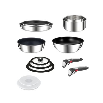 Tefal - Комплект от 13 части кухненски съдове INGENIO PREFERENCE ON, неръждаема стомана