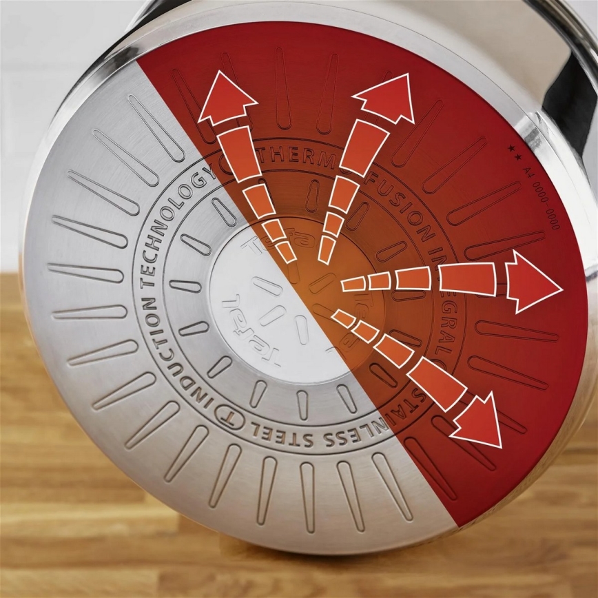 Tefal - Комплект от 3 тенджери DELICIOUS, неръждаема стомана