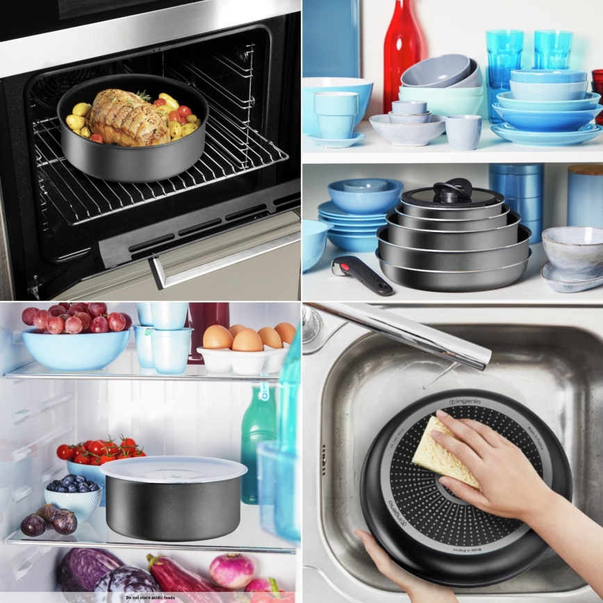 Tefal - Комплект от 4 кухненски съда INGENIO XL FORCE