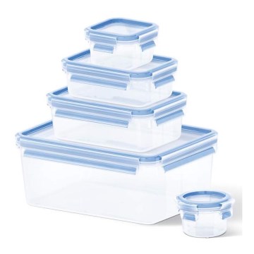 Tefal - Комплект от 5 бр. контейнери за храна MASTER SEAL FRESH, сини