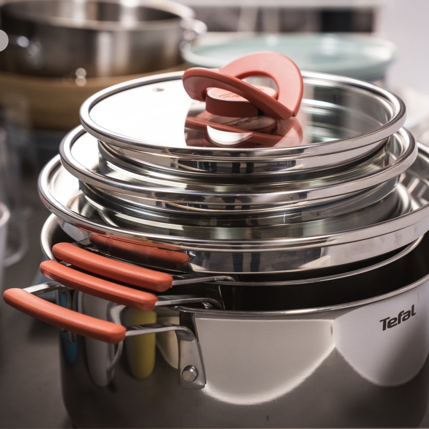Tefal - Комплект от 6 тенджери OPTI'SPACE
