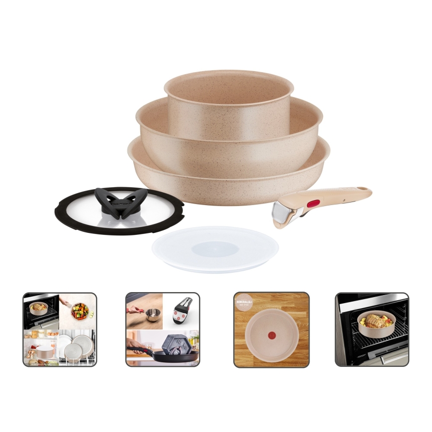 Tefal - Комплект съдове 17 части INGENIO DELIGHT