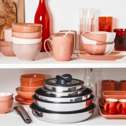 Tefal - Комплект съдове за готвене 5 части INGENIO EMOTION неръждаема стомана