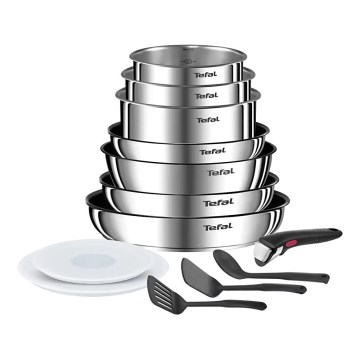 Tefal - Комплект съдове за готвене 13 части INGENIO EMOTION неръждаема стомана