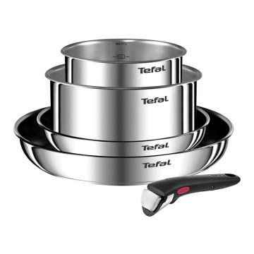 Tefal - Комплект съдове за готвене 5 части INGENIO EMOTION неръждаема стомана