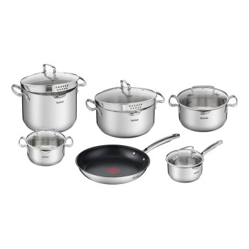 Tefal - Комплект съдове за готвене от 11 части DUETTO+