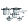 Tefal - Комплект тенджери 10 части DAILY COOK от неръждаема стомана
