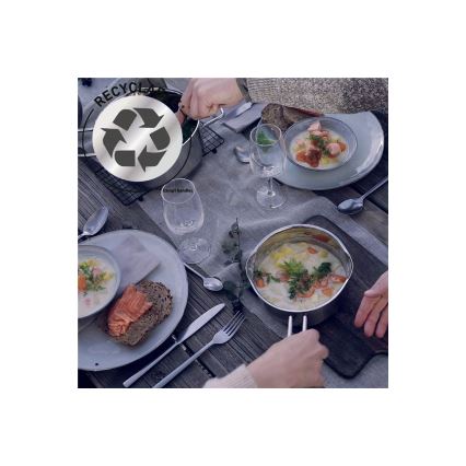 Tefal - Комплект тенджери NORDICA, 10 части, неръждаема стомана