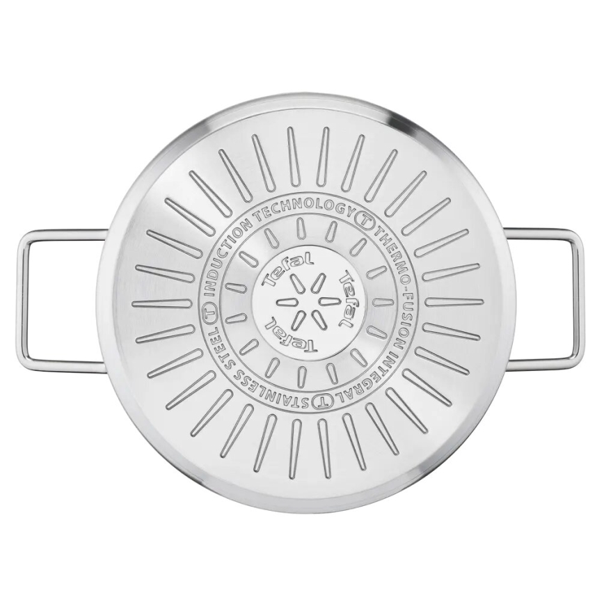 Tefal - Комплект тенджери NORDICA, 10 части, неръждаема стомана