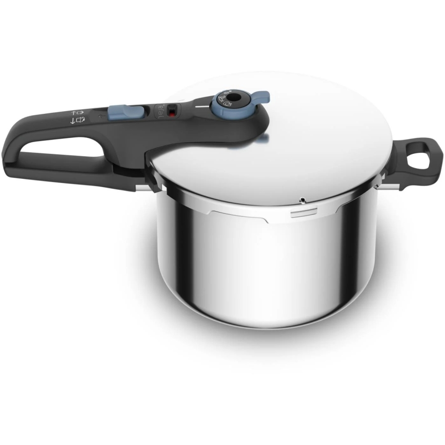 Tefal - Комплект тенджери под налягане 4/6 л SECURE TRENDY от неръждаема стомана