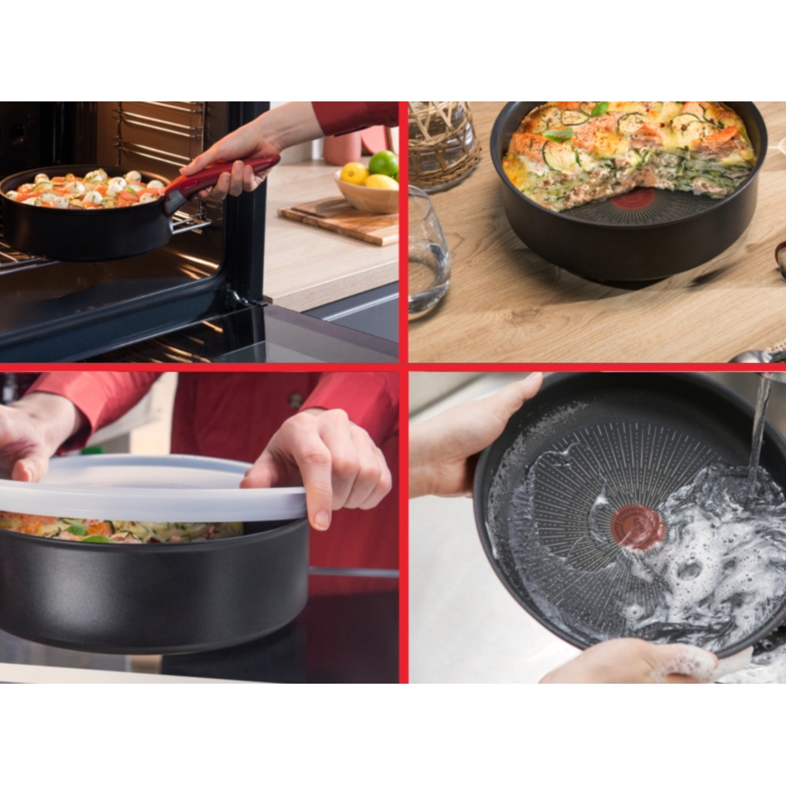 Tefal - Комплект тигани 3 бр. INGENIO SO'LIGHT