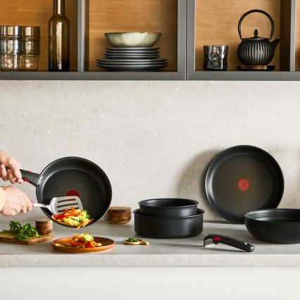 Tefal - Комплект кухненски съдове INGENIO Excellence Fusion, 8 части