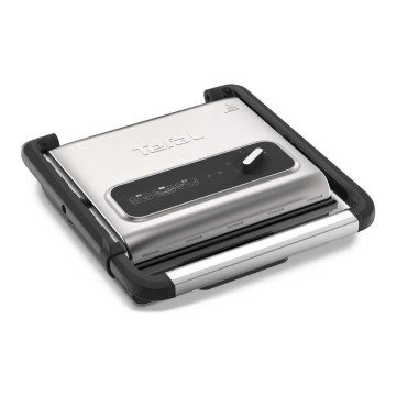 Tefal - Контактен грил INICIO 2000W/230V черен/неръждаема стомана