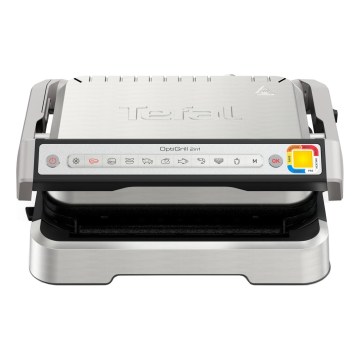 Tefal - Контактен грил OPTIGRILL 2 в 1 2100W/230V неръждаема стомана