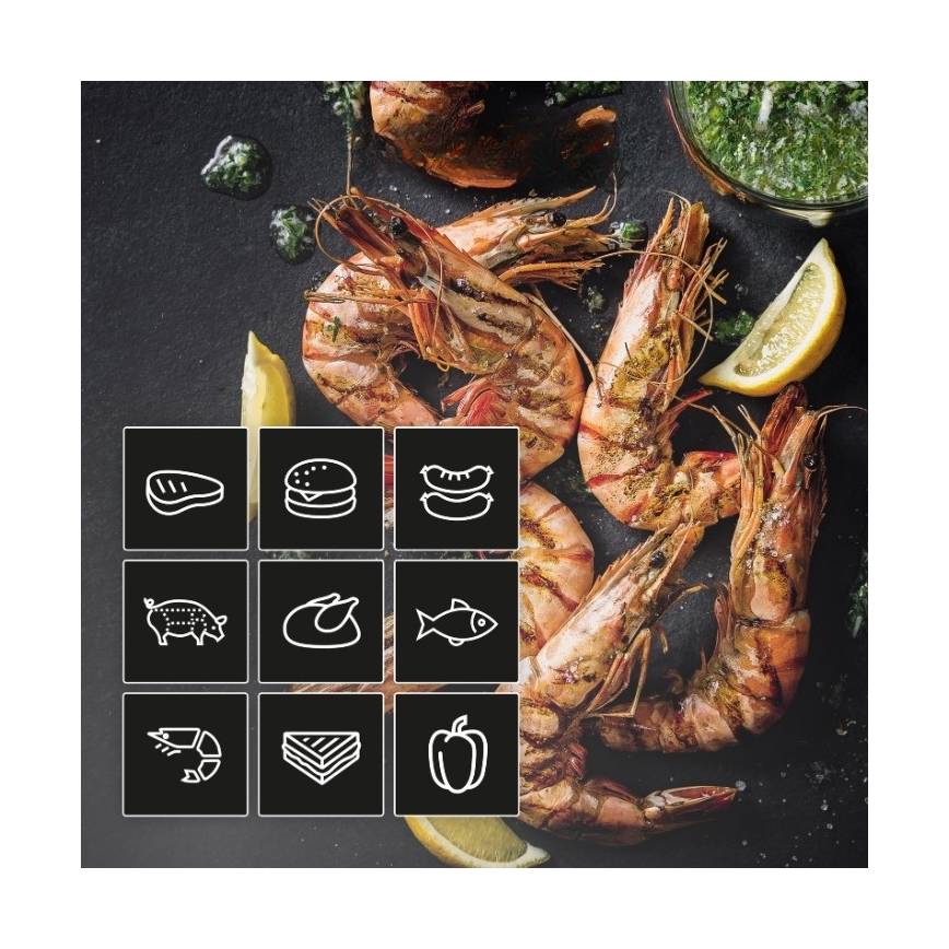 Tefal - Контактен грил OPTIGRILL 2 в 1 2100W/230V неръждаема стомана