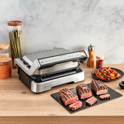 Tefal - Контактен грил OPTIGRILL 2 в 1 2100W/230V неръждаема стомана
