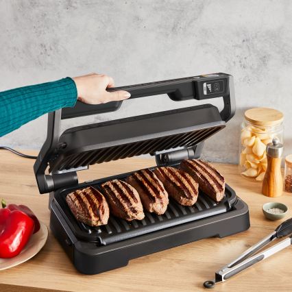 Tefal - Контактен грил OPTIGRILL 2200W/230V черен