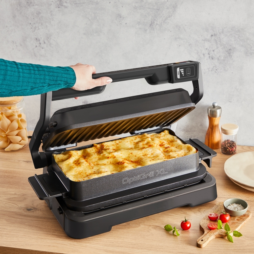 Tefal - Контактен грил OPTIGRILL 2200W/230V черен