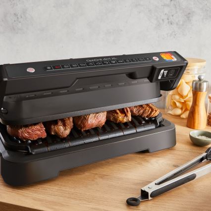 Tefal - Контактен грил OPTIGRILL 2200W/230V черен