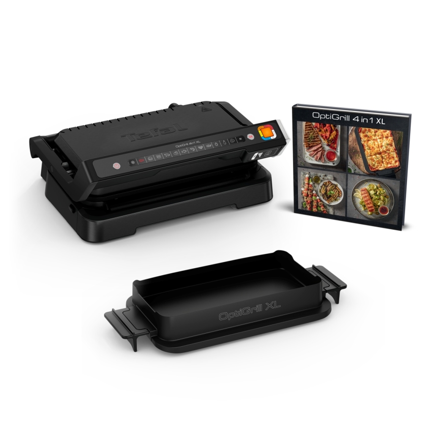 Tefal - Контактен грил OPTIGRILL 2200W/230V черен