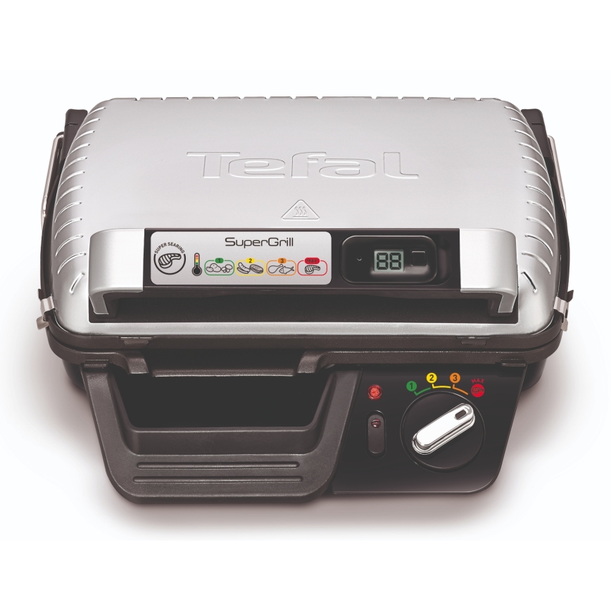 Tefal - Контактен грил SUPERGRILL 2000W/230V