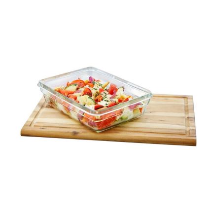 Tefal - Контейнер за храна 0,45 l MSEAL GLASS червен/стъкло