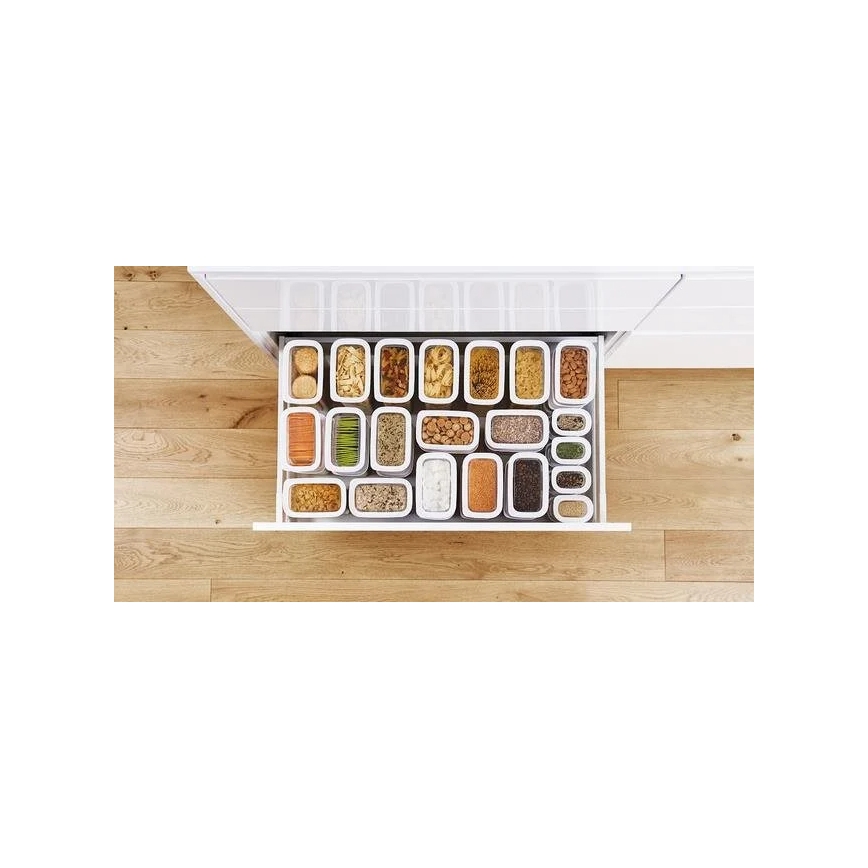 Tefal - Контейнер за храна 0,45 l OPTIMA бял/прозрачен