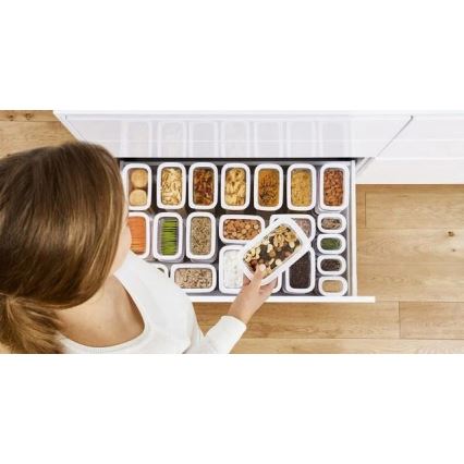 Tefal - Контейнер за храна 0,45 l OPTIMA бял/прозрачен