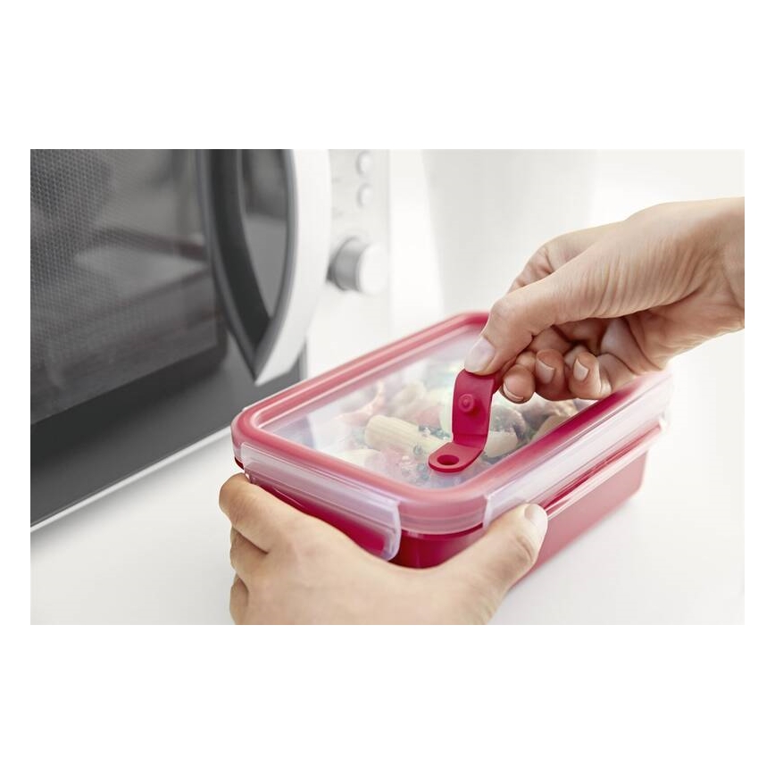 Tefal - Контейнер за храна 0,8 л MASTER SEAL MICRO червен